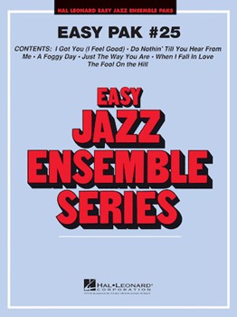 Easy Jazz Ensemble Pak 25 w/online audio SCORE/PTS