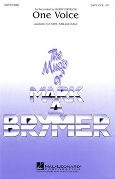 One Voice by Manilow Barry - Brymer Mark - Barry Manilow for 2-Part