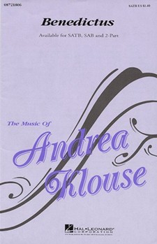 Benedictus by Klouse Andrea for SATB