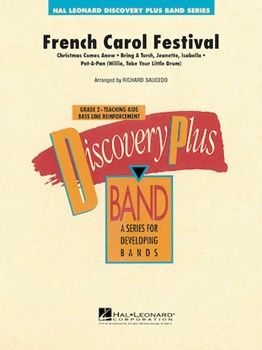 French Carol Festival by - Saucedo Richard L - for Concert Band