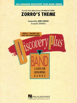 Zorro's Theme by Horner James - Moss John - for Concert Band