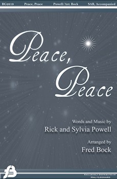 Peace Peace by Powell Rick and Sylvi - Bock Fred - for SATB