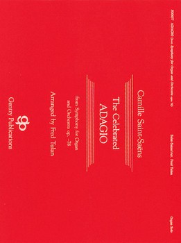 Adagio From 3rd Symphony by Saint-Saens Camille - Tulan F - for Organ Solo