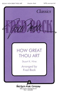 How Great Thou Art by - Bock Fred - for SATB