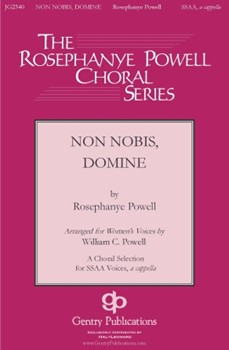 Non Nobis Domine by Powell Rosephanye - Powell William - for SSAA