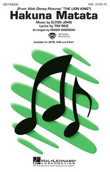 Hakuna Matata by John Elton - Emerson Roger - for SAB