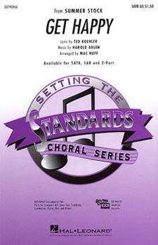 Get Happy by Arlen Harold - Huff Mac - for 2-Part