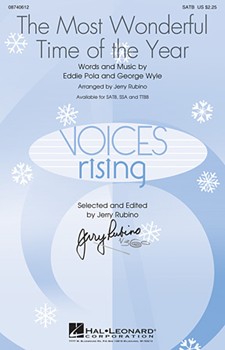 Most Wonderful Time Of The Year by Wyle George - Rubino Jerry - Andy Williams for SATB