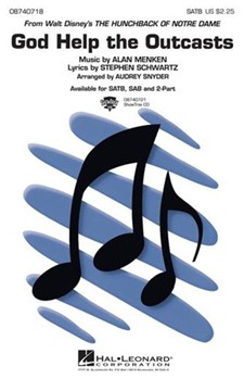 God Help The Outcasts by Schwartz Stephen - Snyder Audrey - for SATB