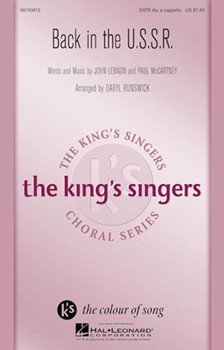 Back In The USSR by Lennon and McCartney - Runswick Daryl - The King's Singers for SATB a cappella