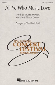 All Ye Who Music Love by Donato Baldassare - Porterfield Sherri - for TTB