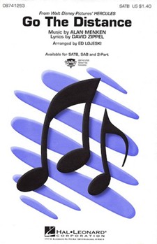 Go The Distance by Menken Alan - Lojeski Ed - for SATB