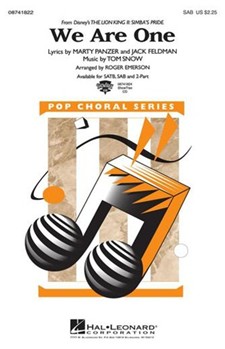 We Are One by Snow T - Emerson Roger - for SAB and Piano