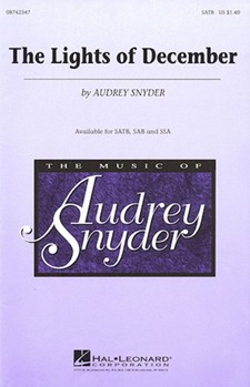 Lights Of December by Snyder Audrey for SATB