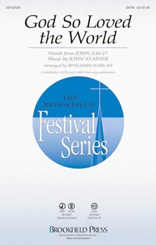 God So Loved The World by Stainer John - Harlan Benjamin - for SATB