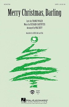 Merry Christmas Darling by Carpenters - Huff Mac - The Carpenters for SATB