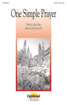 One Simple Prayer by Lantz David for 2-Part Mixed