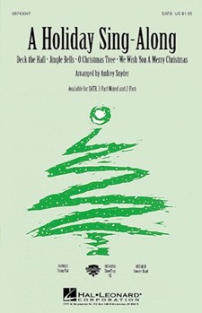 Holiday Sing-along by - Snyder Audrey - for SATB