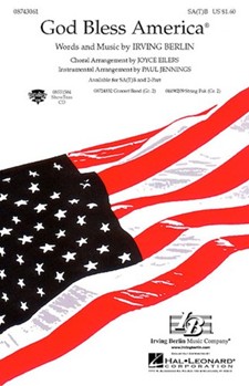 God Bless America by Berlin Irving - Eilers Joyce - for SATB