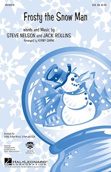 Frosty the Snow Man by Nelson Steve - Shaw Kirby - for SSA