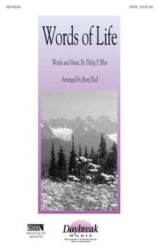 Words Of Life by Bliss Philip P - Red Buryl - for SATB
