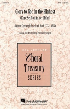 Glory To God In The Highest by Bach Johann Sebastian - Liebergen Patrick M - for SSA