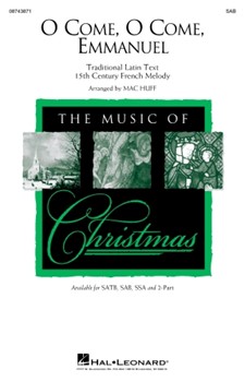 O Come O Come Emmanuel by - Huff Mac - for SAB and Piano