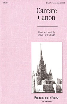 Cantate Canon by Page Anna Laura for 2-Part