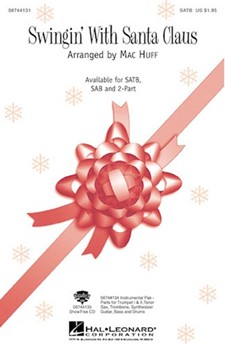 Swingin' With Santa by - Huff Mac - for Accompaniment CD