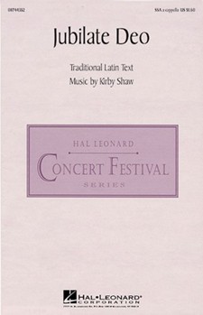 Jubilate Deo by Shaw Kirfor SSA