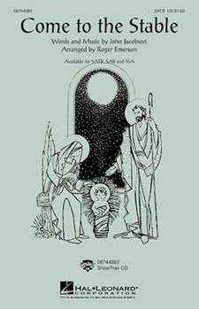 Come To The Stable by Jacobson John - Emerson Roger - for SSA