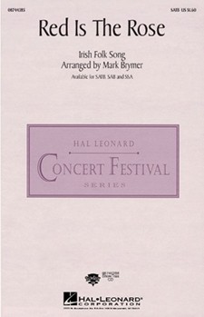 Red Is The Rose by - Brymer Mark - for SATB