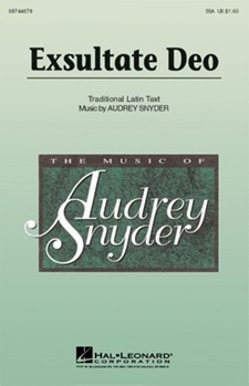 Exsultate Deo by Snyder Audrey for SSA