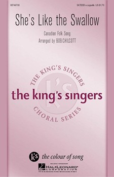 She's Like The Swallow by - Chilcott Bob - The King's Singers for SATB a cappella (Satbbb)