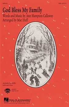 God Bless My Family by Callaway Ann Hampton - Huff Mac - for 2-Part