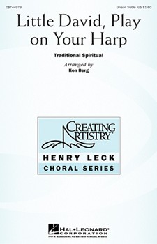 Little David Play On Your Harp by - Berg Ken - for Unison