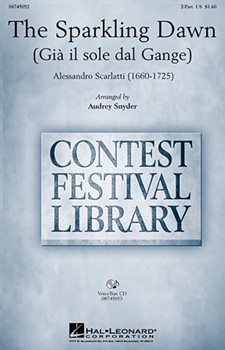 Sparkling Dawn by Scarlatti Alessandro - Snyder Audrey - for 2-Part