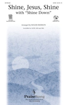Shine Jesus Shine W/shine Down by - Emerson Roger - for SATB