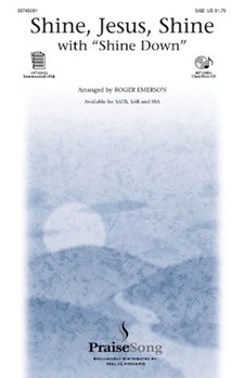Shine Jesus Shine W/shine Down by - Emerson Roger - for SAB and Piano