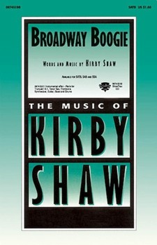 Broadway Boogie by Shaw Kirfor Accompaniment CD