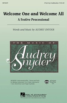 Welcome One & Welcome All by Snyder Audrey for Accompaniment CD