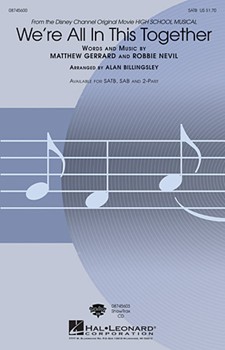 We're All In This Together by - Billingsley Alan - for SATB