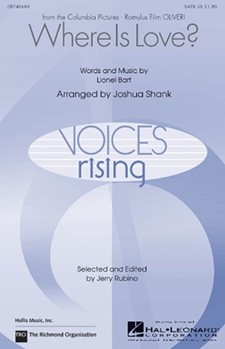 Where Is Love From Oliver by Bart Lionel - Shank Joshua - for SATB