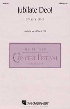 Jubilate Deo by Farnell Laura for SATB