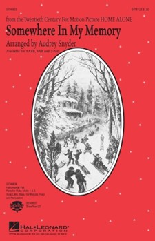 Somewhere In My Memory by - Snyder Audrey - for SATB