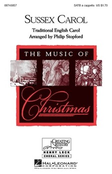 Sussex Carol by - Stopford Philip - for SATB a cappella
