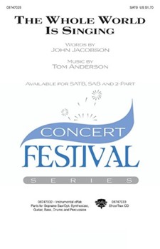 Whole World Is Singing by Jacobson and Anderson for Accompaniment CD