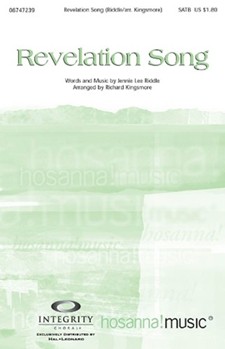 Revelation Song by Riddle Jennie Lee - Kingsmore Richard - for SATB
