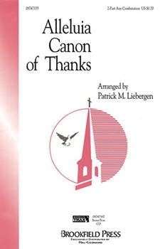 Alleluia Canon Of Thanks by Liebergen Patrick M - Liebergen Patrick M - for 2-Part