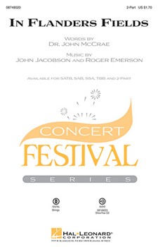 In Flanders Fields by Emerson and Jacobson - Emerson Roger - for 2-Part